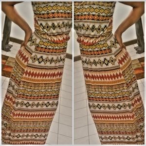 Colorful "MAXI" Dress